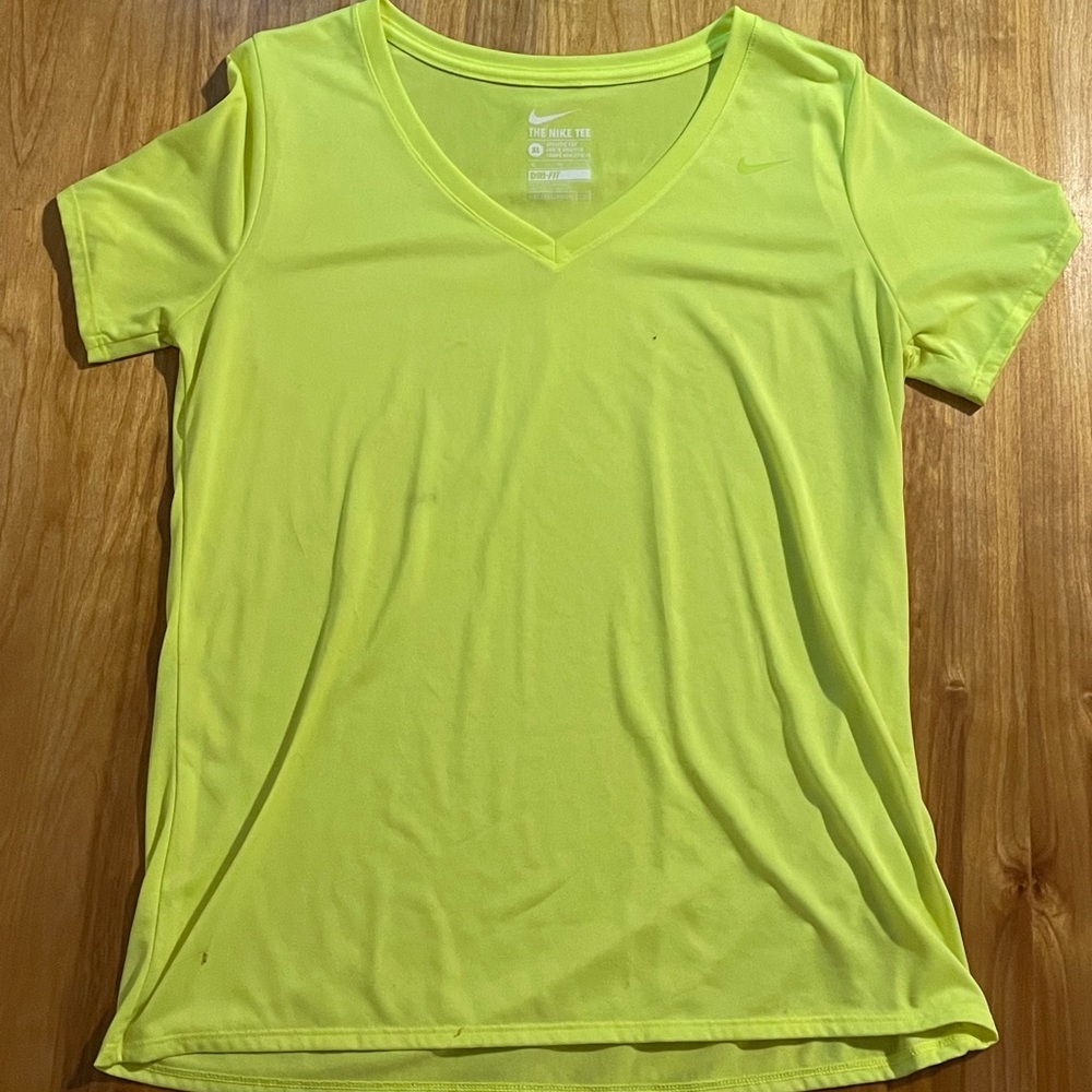 Lime green Nike t shirt